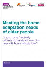Meeting the home adaptation needs of older people: Is your council actively addressing residents’ need for help with home adaptations?